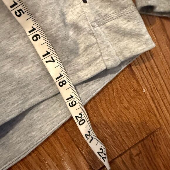 Nike tech fleece Windrunner zip up grey cropped hooded sweater small - Picture 8 of 10